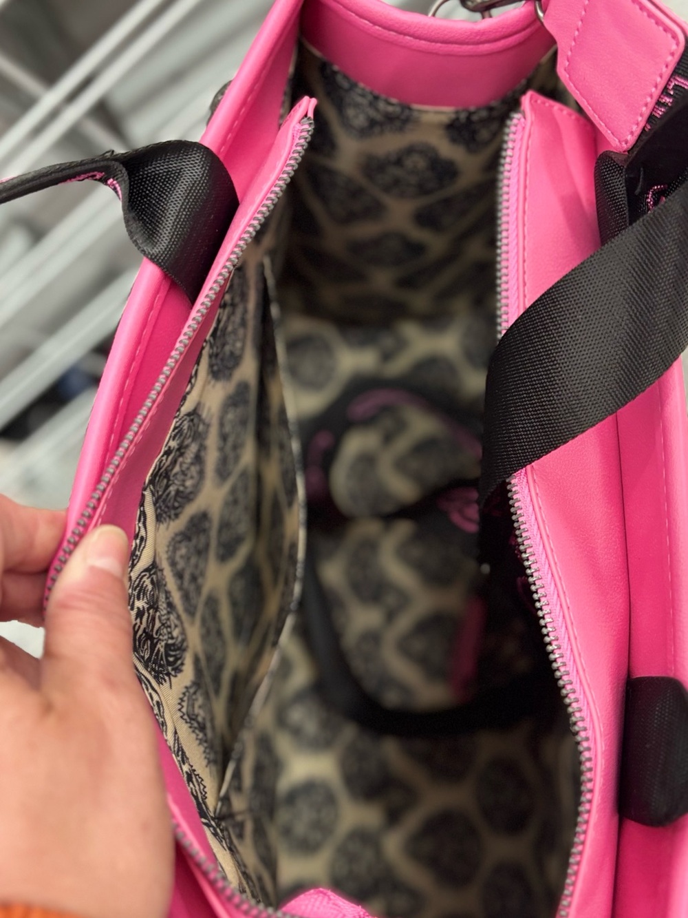 Ed Hardy Tote denim & pink NWT - Picture 11 of 11